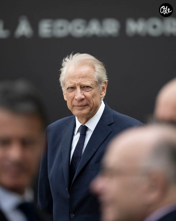Dominique de Villepin lors de l'hommage national rendu à Edgar Morin à l'hôtel des Invalides, à Paris, le 2 juin 2026. © Eliot Blondet/Pool/Bestimage