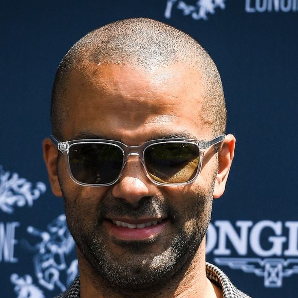 Tony Parker au photocall de la 174ème édition du Prix de Diane Longines à l'hippodrome de Chantilly, France, le 18 juin 2023. © Matthieu Mirville/Bestimage