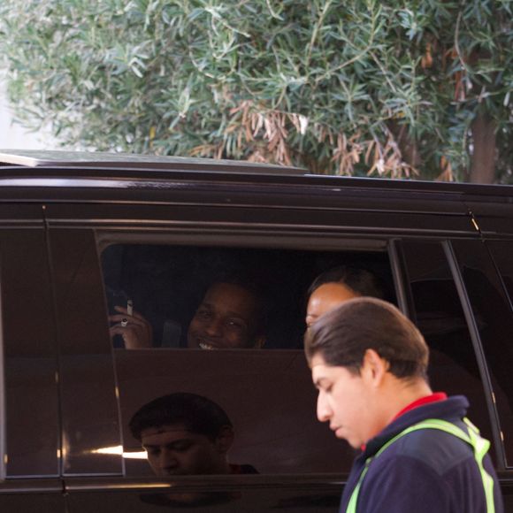 Exclusif - Rihanna et A$AP Rocky sortent du tribunal de Los Angeles le 7 février 2025 @Backgrid USA / Bestimage