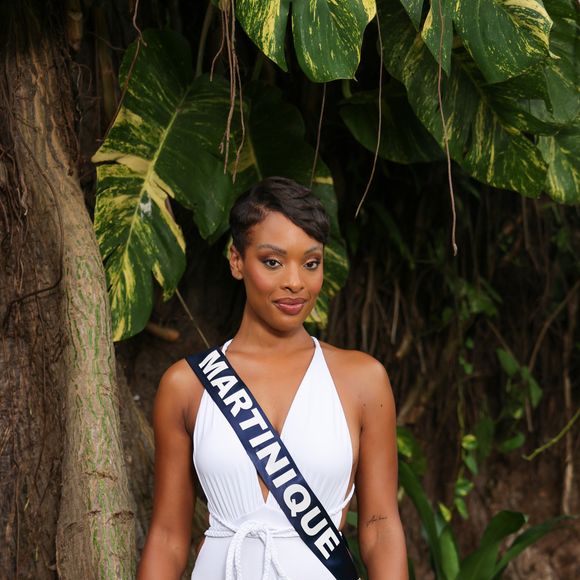 Angélique Angarni-Filopon, Miss Martinique, en maillot de bain, candidate pour l'élection de Miss France 2025.