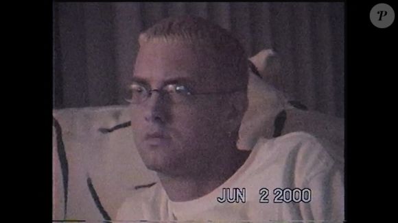 Capture du clip d'Eminem "Temporary" dans lequel il découvre la grossesse de sa fille. Photo par Backgrid UK/ Bestimage