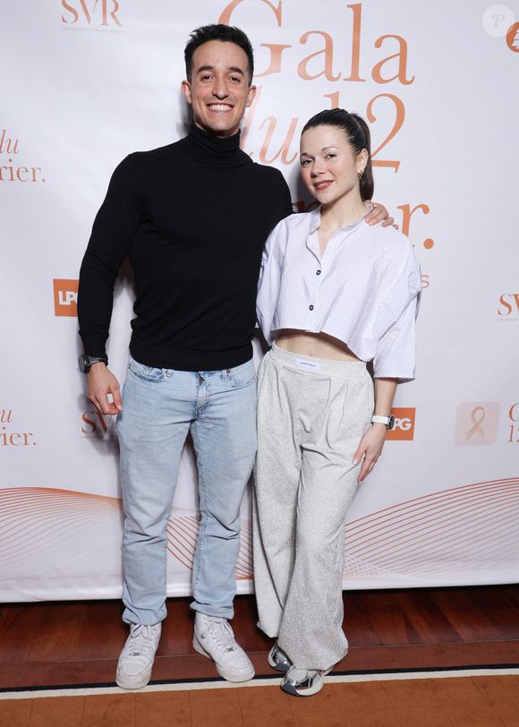 Tibo Inshape et sa femme Juju Fitcats lors de la première édition du gala caritatif 'le Gala du 12 Fevrier' au profit des grands brûlés dans les salons de l'Hotel Royal Monceau le 12 Fevrier 2026 à Paris. © Denis Guignebourg/BestImage