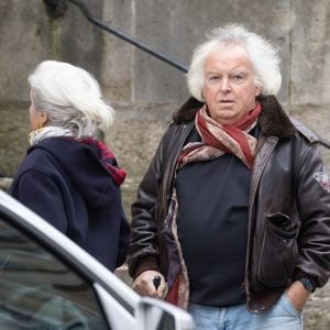 Participant à la cérémonie d'enterrement de l'acteur franco-danois Niels Arestrup devant l'église Saint-Roch à Paris, le 10 décembre 2024. Niels Arestrup, décédé le 1er décembre 2024 à l'âge de 75 ans, était un pilier du théâtre et du cinéma français depuis les années 1970, mais son profil a été rehaussé au niveau international au cours de la première décennie de ce siècle par deux films réalisés par Jacques Audiard. Photo par Nasser Berzane/ABACAPRESS.COM