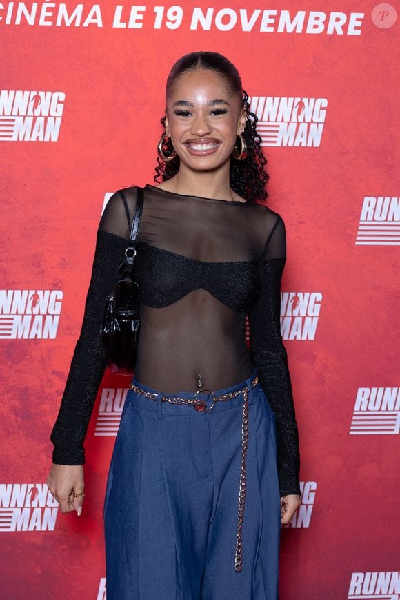 Leane de la Star Academy assiste à la première du film 'Running Man' à l'UGC Cine Cite Bercy à Paris, France. Photo by Nasser Berzane/ABACAPRESS.COM