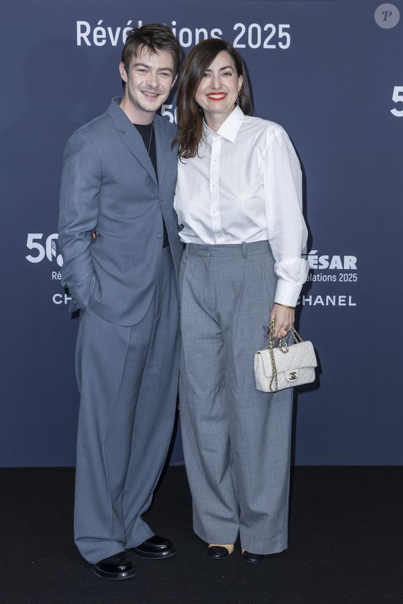 Félix Kysyl et Rebecca Zlotowski - Photocall de la soirée "Cesar Révélations 2025" au Trianon à Paris le 20 janvier 2025.

© Olivier Borde / Bestimage