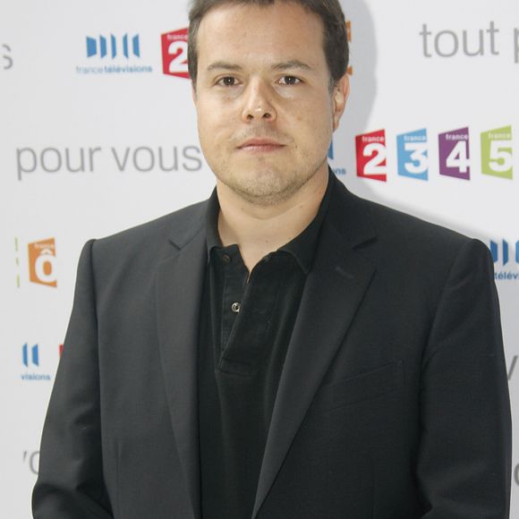 Nicolas Demorand à la conférence de presse du groupe France Télévisions, le 27 août 2009. © Alain Guizard / Bestimage
