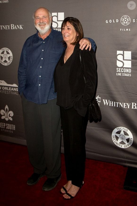 Rob Reiner avec sa femme Michele à la première de "LBJ" à la Nouvelle-Orléans, le 12 octobre 2016. © CPA/Bestimage