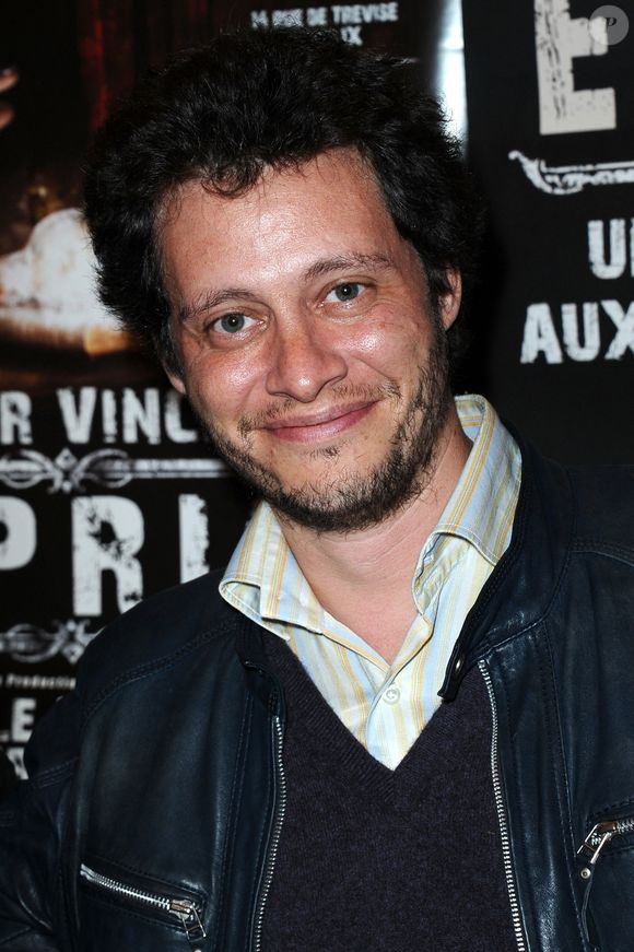 Jonathan Dassin (fils de Joe Dassin) assistant au dernier spectacle de 'Le Mentaliste' ('Generale') au Théâtre Trevise, à Paris, France, le 06 novembre 2013. Photo par Aurore Marechal/ABACAPRESS.COM