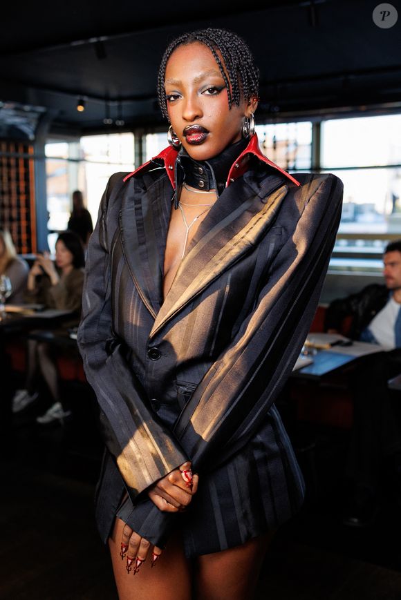 Ebony Cham - Photocall du défilé Pressiat "Collection Femme Prêt-à-Porter Automne/Hiver 2026-2027" lors de la Fashion Week de Paris (PFW) le 3 mars 2026. © Sébastien Fremont/Bestimage
