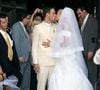 Le 1er juillet 2006, le couple s’était dit "oui" à Compiègne, entouré de ses proches.

Mariage d'Éloïde Gossuin, ancienne Miss France et Miss Europe, et de Bertrand Lacherie à l'église de Compiègne et à la mairie de Trosly-Breuil, dans le nord de la France, le 1er juillet 2006. Photo : Nebinger-Suu/ABACAPRESS.COM