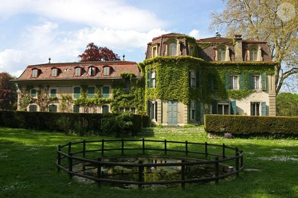 Le Musée du Cheteau de Penthes, Pregny-Chambesy (Suisse) collectionne et expose des objets historiques et des temoins de l'histoire des Suisses dans le monde, du XVe siecle jusqu'à nos jours. Photo Bouvet A/Alpaca/AND/ABACAPRESS.COM