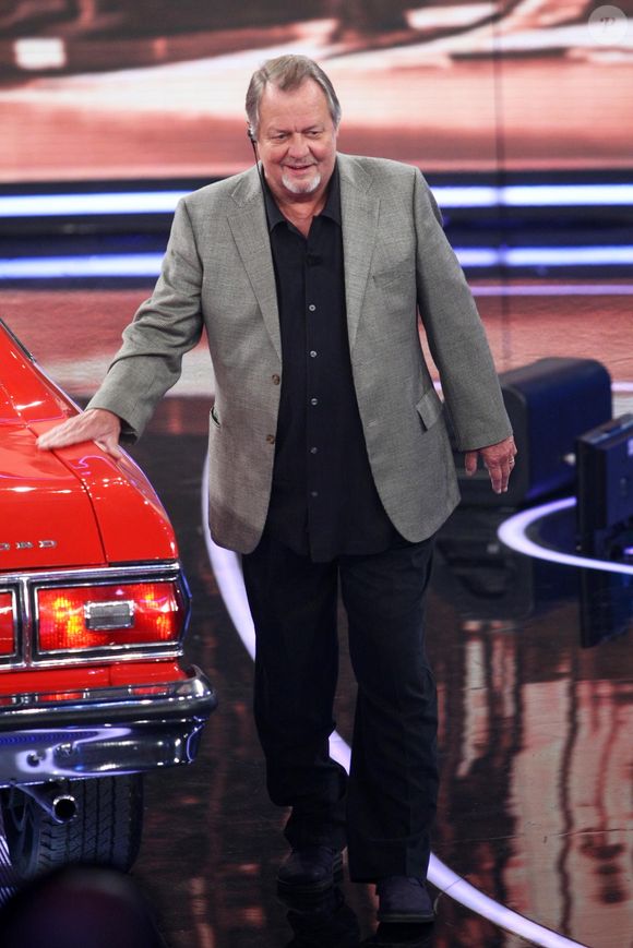 David Soul - Starsky et Hutch sur le plateau d'une emission tele a Rome le 9 Fevrier 2013. © SGP Bestimage