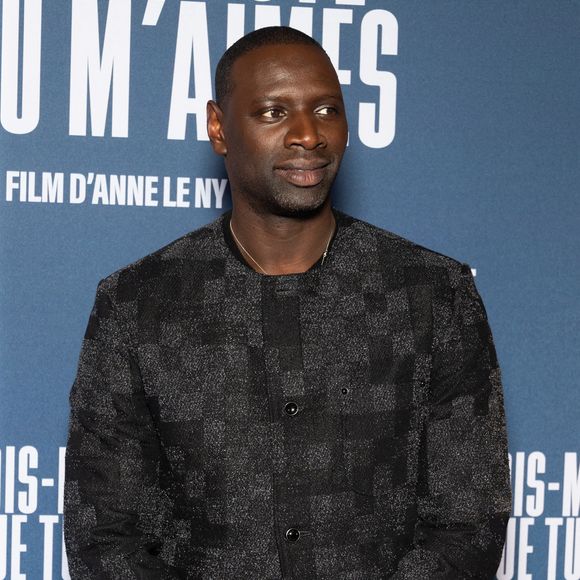Omar Sy assiste à la première du film 'Dis moi juste que tu m'aimes' au Pathe Wepler le 06 février 2025 à Paris, France. Photo by Nasser Berzane/ABACAPRESS.COM