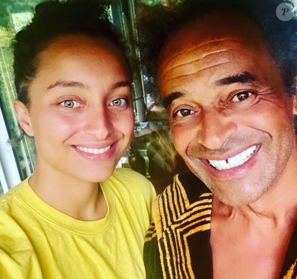 Yannick Noah et sa fille Eleejah