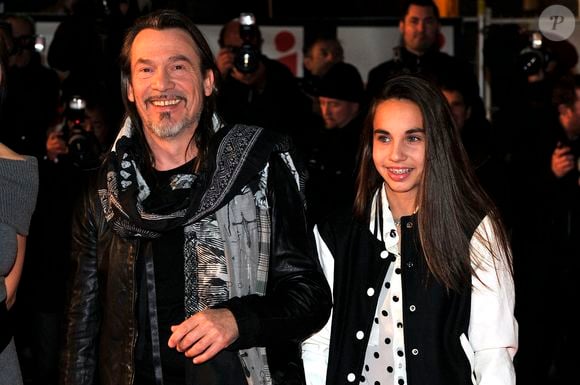 Florent Pagny et sa fille Ael - 15eme edition des NRJ Music Awards au Palais des Festivals a Cannes le 14 decembre 2013. (JACOVIDES-JUNIOR / BESTIMAGE).