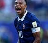 Un souvenir marquant de l'épopée de 2018 met d'ailleurs en lumière les valeurs de solidarité de Kylian Mbappé qui avait reversé l'intégralité de sa prime.

Kylian Mbappe pendant France vs Paraguay durant la Coupe du Monde 2026.

© Image Sport/Psnewz/Bestimage