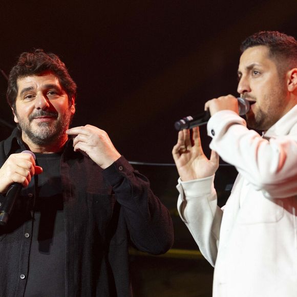 Exclusif - Levon Khozian et Patrick Fiori sur la scène du concert solidaire pour les enfants de la guerre "Ensemble à l'Olympia" à Paris présenté par EliseCare le 10 février 2025
© Jack Tribeca / Pierre Perusseau / Bestimage