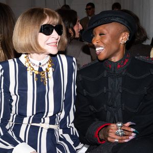 Anna Wintour, Cynthia Erivo au défilé Ralph Lauren, collection prêt-à-porter printemps/été 2027 à New York, le 9 septembre 2026. Crédit photo : BFA.com / Backgrid USA / Bestimage