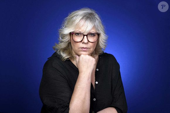 Laurence Boccolini pose lors d'une séance de portraits à Paris, France, le 20 juin 2024. Photo by VIM/ABACAPRESS.COM