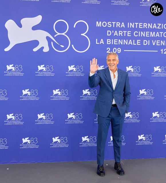 George Clooney au photocall avant de recevoir le Lion d'or pour l'ensemble de sa carrière lors du 83ème Festival International du Film de Venise (Mostra), à Venise, Italie, le 2 septembre 2026. © Action Press/Bestimage
