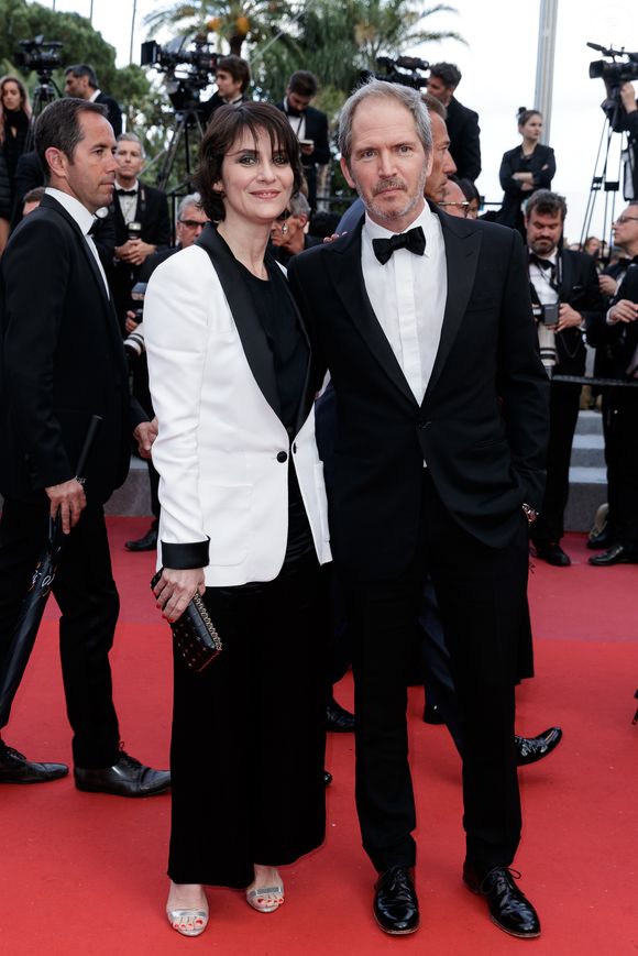 Géraldine Pailhas et son mari Christopher Thompson lors de la montée des marches du film « Le Grand Bain » lors du 71ème Festival International du Film de Cannes, le 13 mai 2018 

© Borde-Jacovides-Moreau/Bestimage