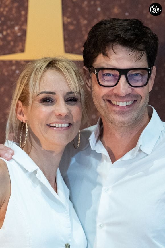 Élodie Gossuin et Bertrand Lacherie assistent à la projection spéciale parisienne de « Gladiator II » au Pathé Palace à Paris, en France, le 10 novembre 2024. Photo : Aurore Maréchal/ABACAPRESS.COM