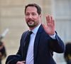Depuis plusieurs années, Thomas Pesquet fait partie des personnalités préférées des Français.

Thomas Pesquet arrive au dîner d'état au palais de l'Elysée à Paris donné en l'honneur du roi et de la reine de Danemark.

© Christian Liewig / Bestimage
