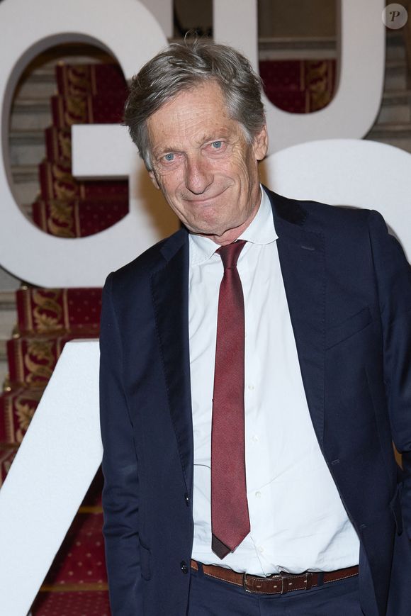 Nicolas de Tavernost - Soirée de lancement du premier guide "Huggy Paris Numéro 1", un guide avec sa sélection des plus belles adresses de la capitale (hôtels, eat&drink, et home), Paris le 9 octobre 2024. © Cyril Moreau/Bestimage