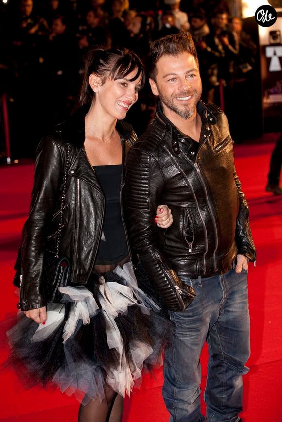 Christophe Mae et sa femme Nadege Sarron - 15eme édition des NRJ Music Awards a Cannes. Le 14 décembre 2013 JLPPA / Bestimage