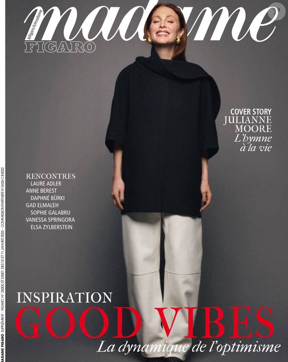 Capture d'écran de la couverture de "Madame Figaro"