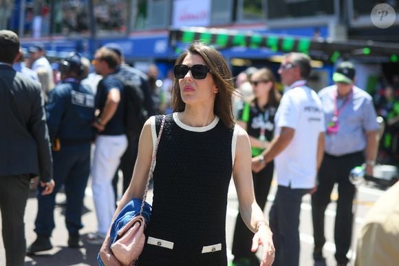 Charlotte Casiraghi lors du Grand Prix de Formule 1 (F1) Tag Heuer de Monaco le 25 mai 2025. © Lionel Urman/Bestimage