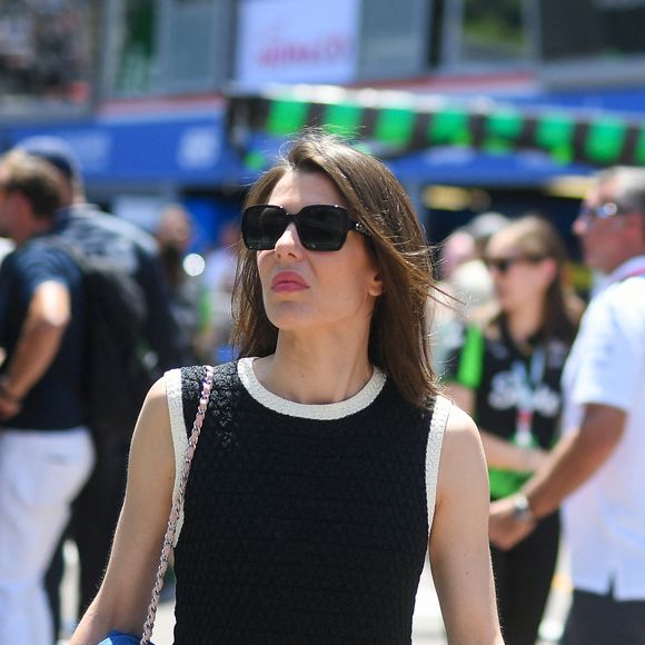Charlotte Casiraghi lors du Grand Prix de Formule 1 (F1) Tag Heuer de Monaco le 25 mai 2025. © Lionel Urman/Bestimage