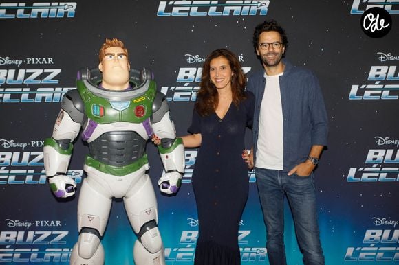 Thomas Isle et sa femme Carole Tolila - Avant-première du film "Buzz l'éclair" à l'UGC Normandie à Paris, France, le 19 juin 2022. © Christophe Clovis / Bestimage
