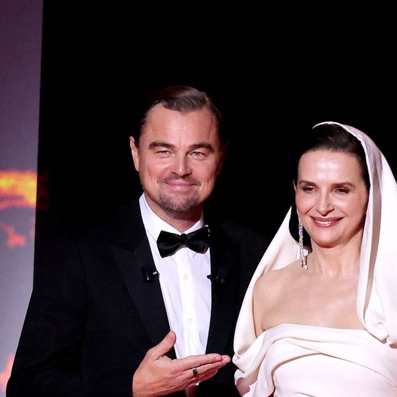Leonardo DiCaprio, Juliette Binoche - Cérémonie d'ouverture du 78ème Festival International du Film de Cannes, au Palais des Festivals à Cannes. Le 13 mai 2025.
© Borde-Jacovides-Moreau / Bestimage