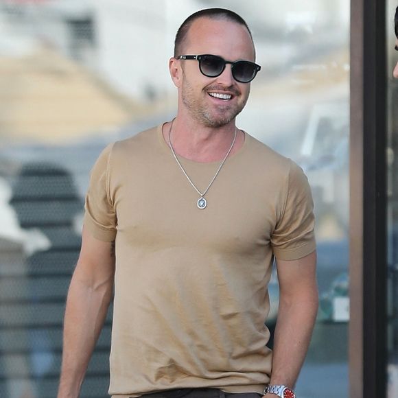 Exclusif - Le 30 août 2023, l'acteur Aaron Paul à Beverly Hills. Backgrid USA / Bestimage