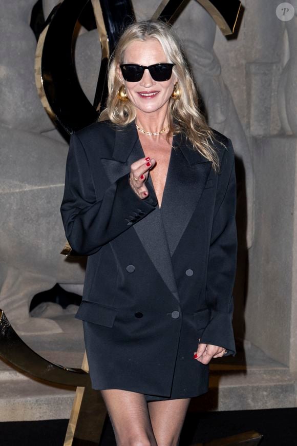 Kate Moss  – Photocall du Défilé de mode Saint Laurent  Collection Printemps-Été 2026 dans le cadre de la Fashion Week de Paris, France, le 29 septembre 2025.
 
© Olivier Borde / Bestimage