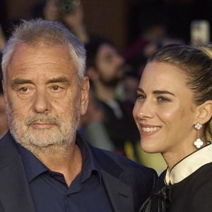 Luc Besson, Sarah Saldmann à la première du film "Dracula" de L.Besson lors de la 20ème édition du festival du film de Rome le 24 octobre 2025. Backgrid UK/ Bestimage