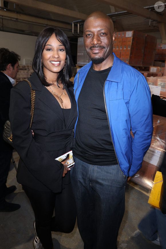 Harry Roselmack et sa Jennifer Galap assistent à la 29ème édition du Festival de la Littérature et du Vin à Saumur, France, le 05 avril 2025. Photo par Jerome Domine/ABACAPRESS.COM