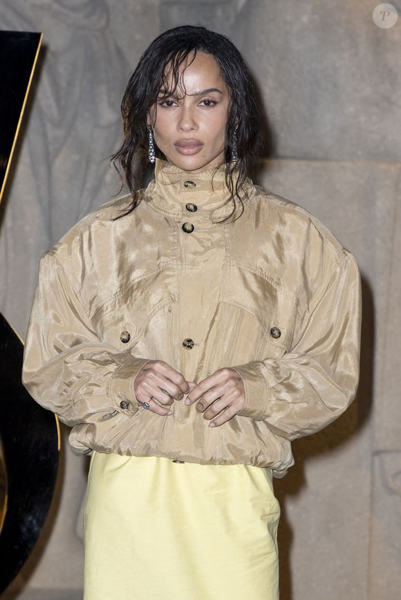Zoë Kravitz – Photocall du Défilé de mode Saint Laurent  Collection Printemps-Été 2026 dans le cadre de la Fashion Week de Paris, France, le 29 septembre 2025.
 
© Olivier Borde / Bestimage