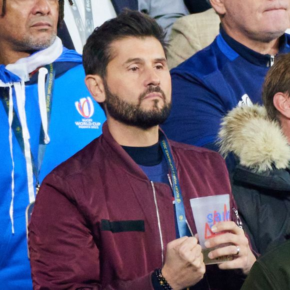 Alors qu'une enquête pour meurtre sur mineur a été ouverte, l'animateur Christophe Beaugrand est sorti du silence quant à cette affaire.


Christophe Beaugrand dans les tribunes de la coupe du Monde de Rugby France 2023 - Match de quart de finale "France-Afrique du Sud (28-29)" au Stade de France à Saint-Denis 15 octobre 2023. © Moreau-Jacovides/Bestimage