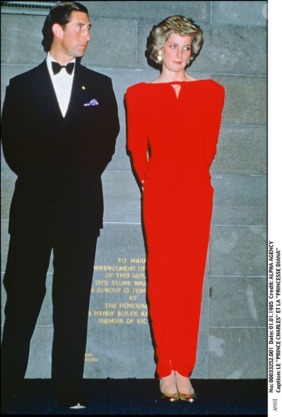 Archives - Le Prince Charles et la princesse Diana, le 1er janvier 1985 ©ALPHA AGENCY / BESTIMAGE