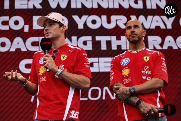 LECLERC Charles (mco), Scuderia Ferrari SF-26, portrait HAMILTON Lewis (gbr), Scuderia Ferrari SF-26, portrait lors du Grand Prix de Monaco 2026 de Formule 1, 6ème manche du Championnat du Monde de Formule 1 2026 du 5 au 7 juin 2026 sur le Circuit de Monaco, à Monte-Carlo, Monaco - © DPPI / PsnewZ / Bestimage