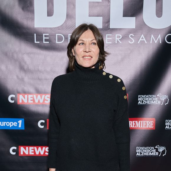Mathilde Seigner au photocall de la soirée Ciné-concert symphonique "Alain Delon, le dernier Samouraï" au Palais des congrès à Paris le 8 novembre 2024 le jour de son anniversaire.

© Jacovides / Moreau / Bestimage