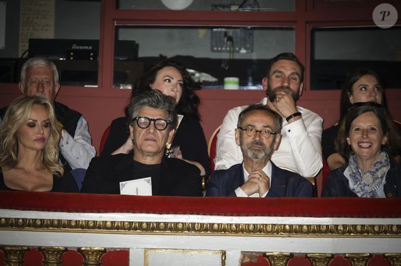 Exclusif - Adriana Karembeu et son compagnon Marc Lavoine, Robert Ménard et sa femme Emmanuelle - Concerto pour la paix de Omar Harfouch au théâtre de Béziers le 8 mai 2025 © Jack Tribeca / Bestimage