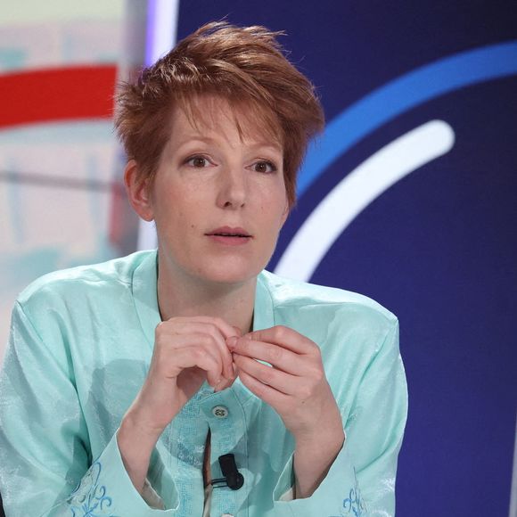 Natacha Polony lors de l'émission pour le second tour des élections législatives 2024 organisée par la chaîne de télévision française BFMTV à Paris, France le 07 juillet 2024. Photo by Jerome Domine/ABACAPRESS.COM