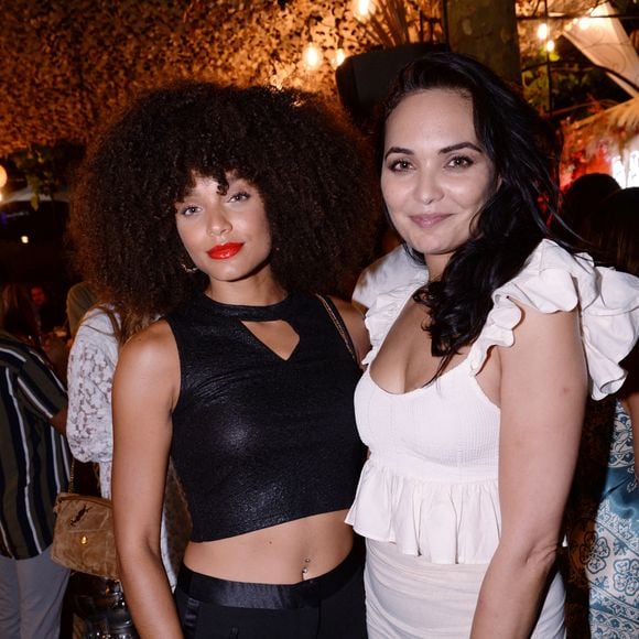 Alicia Aylies (miss France 2017), Valérie Bègue (miss France 2008) lors de l'anniversaire de Malika Ménard (miss France 2010) qui fête ses 34 ans au club Barbanegra à Paris le 20 juillet 2021.  © Rachid Bellak / Bestimage