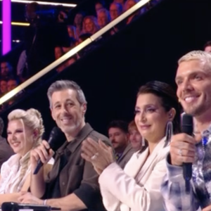 Michael Goldman et le corps professoral lors du prime du 17 janvier 2026 de la "Star Academy" sur TF1.