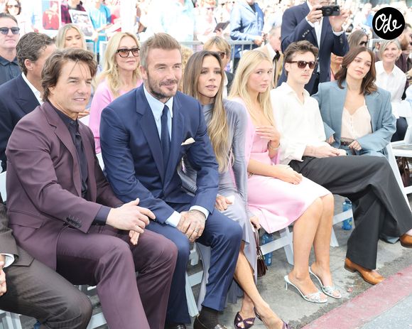 Tom Cruise figurait parmi les invités de marque.

11 juin 2026, Los Angeles, Californie, États-Unis : Tom Cruise, David Beckham, Victoria Beckham, Harper Beckham, Cruz Beckham et Jackie Apostel lors d'une cérémonie rendant hommage à l'actrice Jessica Chastain, à qui l'on a décerné une étoile sur le Walk of Fame d'Hollywood. (Crédit photo : © Nina Prommer/ZUMA Press Wire / Bestimage)