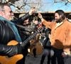 Ses obsèques se sont tenues à Mollégès dans les Alpilles.

Jules, fils de G.Marchand - Vin d'honneur à l'issue des obsèques de Guy Marchand au bar du Cours chez Roland à Mollégès, le 27 décembre 2023. La clarinette de l'acteur et chanteur l'a accompagné jusqu'à sa dernière demeure. Ses proches se sont rassemblés en souvenir du défunt, au son d'un orchestre sur la place du village, avec les couronnes de fleurs de la cérémonie funéraire, dont celle de la ministre de la Culture, R.Abdul Malak.  
© Bruno Bebert / Bestimage