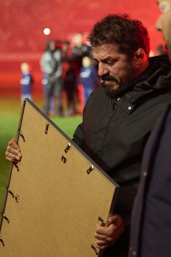 - Hommage à Medhi Narjissi, disparu cet été lors d’un stage en Afrique du sud, lors du lancement du Tournoi des Six Nations opposant la France au Pays de Galles, au Stade de France, à Saint-Denis, Seine Saint-Denis, France, le 31 janvier 2025. © Cyril Moreau/Bestimage